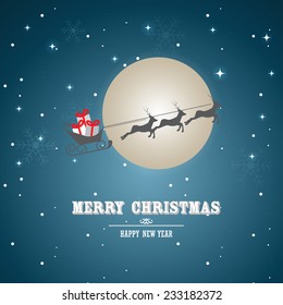 Christmas background, card, backdrop, vector