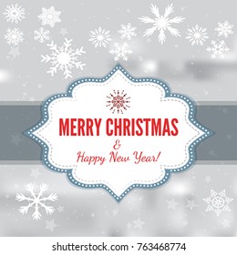 Christmas Background Card Design. Vector, illustration eps10
