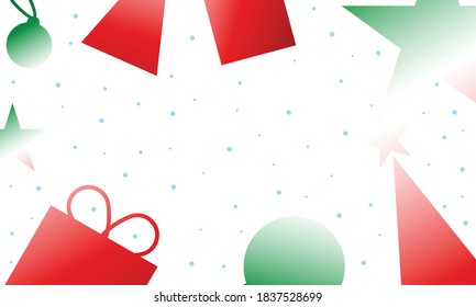 Weihnachtshintergrund. Karte oder Einladung.