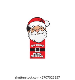 Christmas background card Logo vector image

