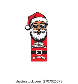 Weihnachts-Hintergrundkarte Logo, Vektorgrafik

