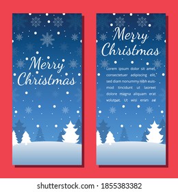Christmas background card templates. Vector design element. Set of brochure, poster templates. Vector illustration
