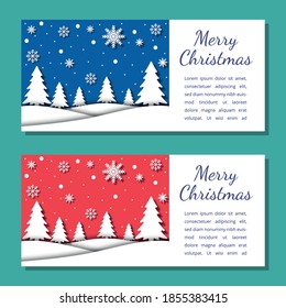 Christmas background card templates. Vector design element. Set of brochure, poster templates. Vector illustration