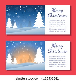 Christmas background card templates. Vector design element. Set of brochure, poster templates. Vector illustration