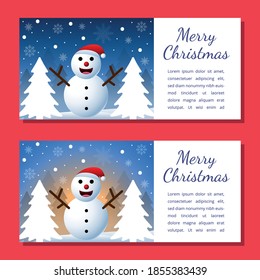 Christmas background card templates. Vector design element. Set of brochure, poster templates. Vector illustration