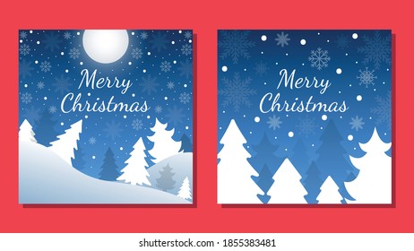 Christmas background card templates. Vector design element. Set of brochure, poster templates. Vector illustration