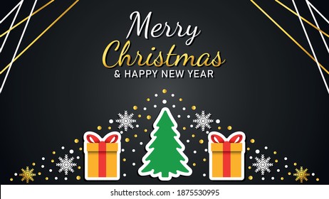 Christmas background card templates. Vector design element. Set of brochure, poster templates. Vector illustration