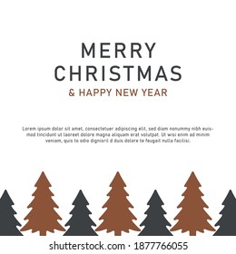 Plantillas de tarjetas de fondo de Navidad. Elemento de diseño de vectores. Conjunto de folletos, plantillas de afiches. Ilustración del vector
