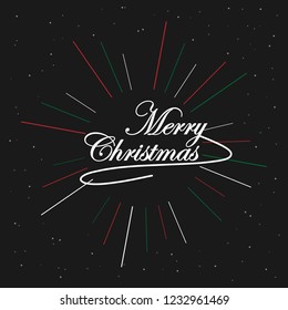 Christmas background. Cartoon vector illustration.