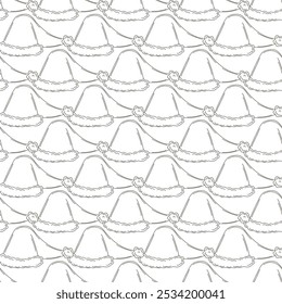 Christmas background. Coloring pattern in hand draw style