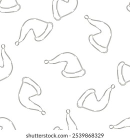 Christmas background. Coloring pattern in hand draw style