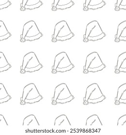 Christmas background. Coloring pattern in hand draw style
