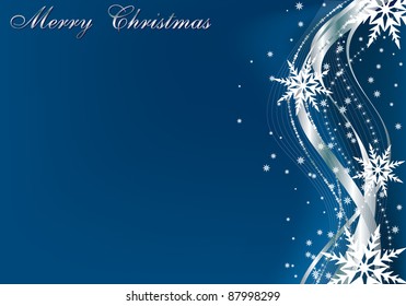 Christmas background with copy space, all elements on separate layers