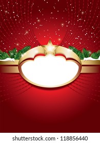 Christmas background with copy space for text  (also available jpg version)