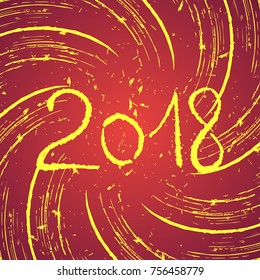 Christmas background. The date of the onset of the new year.
