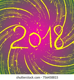 Christmas background. The date of the onset of the new year.