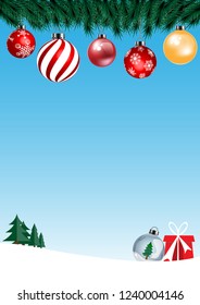 christmas background for decoration, vector illustration