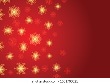 Christmas background with decorative snowflake design