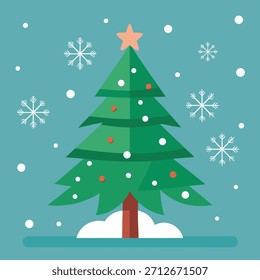 Diseño de fondo de Navidad de pino