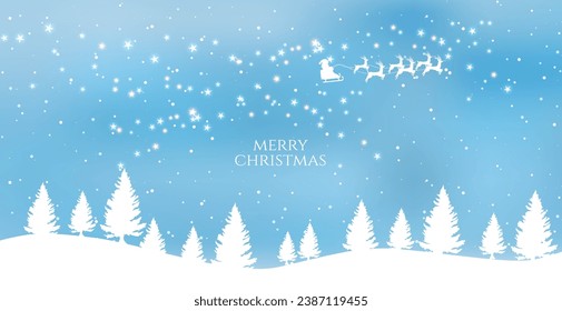 Weihnachtshintergrund mit Schnee- und Winterelementen.
