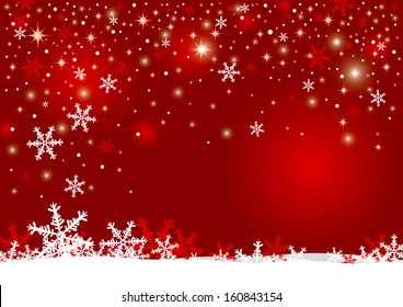 Christmas snowy red  Royalty Free Stock SVG Vector
