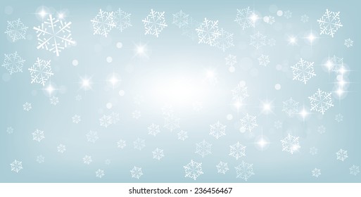 Christmas background design with snowflakes
