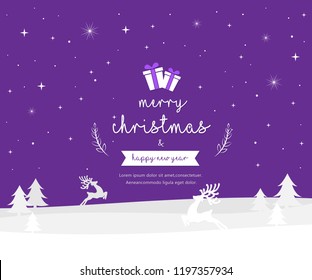 Christmas background design vector illustration