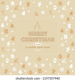 Christmas background design vector illustration