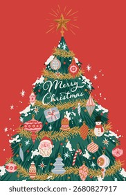 Diseño de fondo de Navidades. Ilustración vectorial. Para las tarjetas de Navidad.