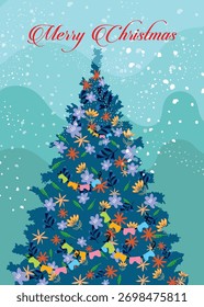 Diseño de fondo de Navidades. Ilustración vectorial. Para las tarjetas de Navidad.