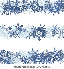 Christmas Frame Border Background Pattern Vector Stock Vector (royalty 