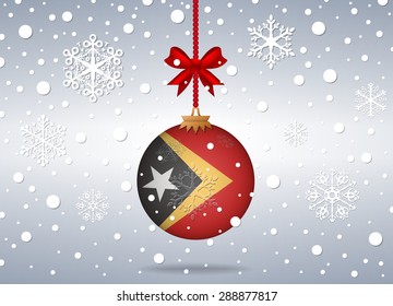 Christmas background east Timor
