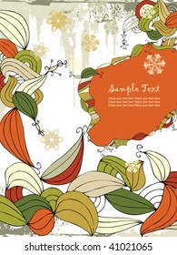Christmas background. Easy to edit vector image.