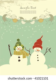 Christmas background. Easy to edit vector image.