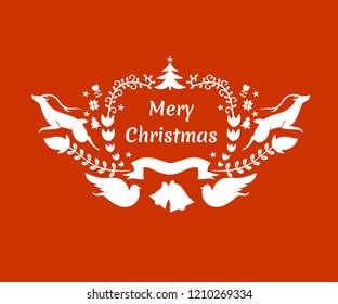 Christmas background elements banner