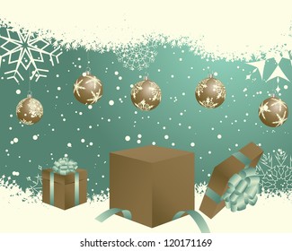 Christmas  background. EPS 10 Vector illustration  with transparency.