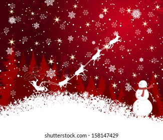 Christmas  background. EPS 10 Vector illustration  with transparency and meshes.