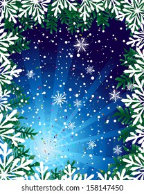 Christmas  background. EPS 10 Vector illustration  with transparency and meshes.