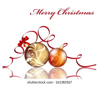 Christmas  background. EPS 10 Vector illustration  with transparency and meshes.