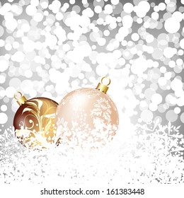 Christmas  background. EPS 10 Vector illustration  with transparency and meshes.