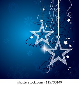 Christmas Background Vector Eps10 Illustration Stock Vector (Royalty ...