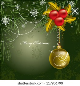Christmas Background in Eps10 Format.