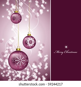 Christmas Background in eps10 format. Abstract Illustration.