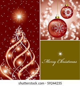 Christmas Background in eps10 format. Abstract Illustration.