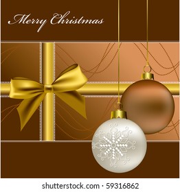 Christmas Background in eps10 format. Abstract Illustration.