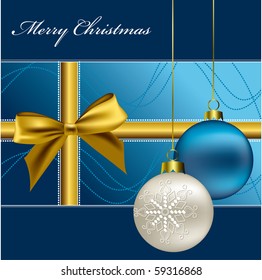 Christmas Background in eps10 format. Abstract Illustration.