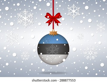 Christmas background Estonia