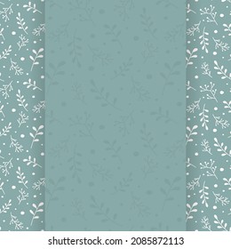 Christmas background with festive branches and copyspace. Vector 