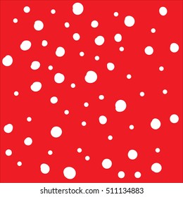 Christmas background Festive christmas background with snowflakes, vector illustration. Winter background. Snowflakes on snow