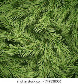 Christmas background from fir tree branches. And also includes EPS 10 vector